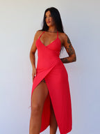 vestido ísis vermelho